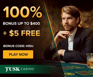 Tusk Casino No Deposit Bonus