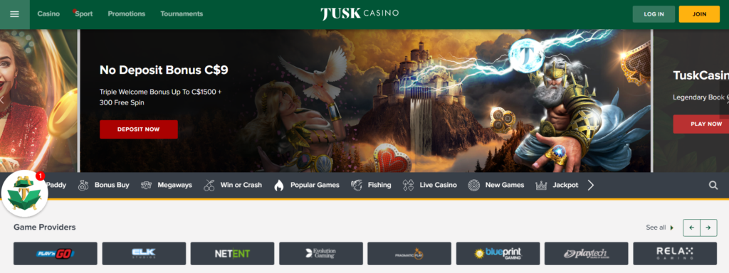 Tusk Casino Review