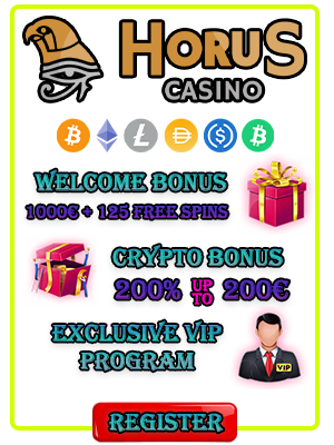 Horus Casino Crypto Bonus