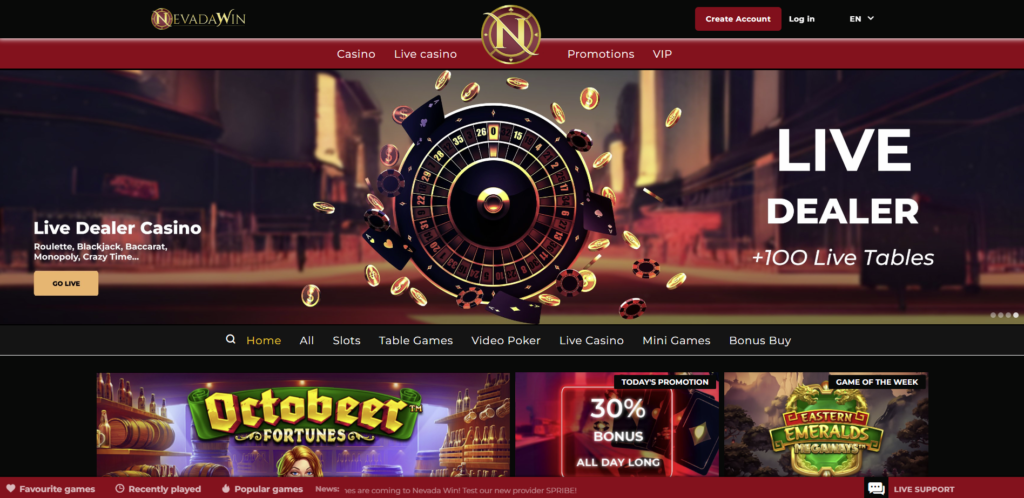 NevadaWin Casino Review
