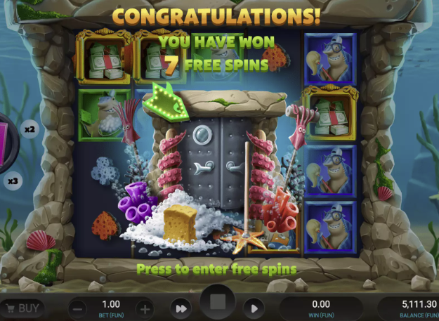 Shark Wash Slot Free Spins