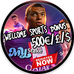 MyStake Welcome Sports Bonus