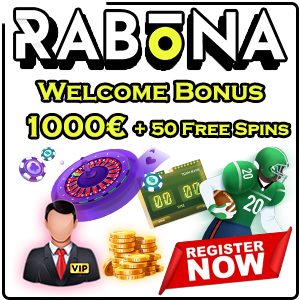 Rabona Casino Welcome Bonus Package