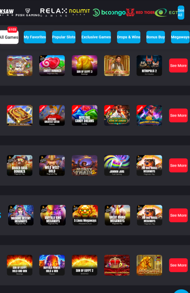 The Best Online Casino Games At MyStake Casino