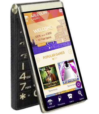 Play at Arlrequin Casino with Mobile 