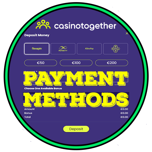 CasinoTogether Payment Methods