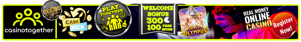 The welcome bonus at Casinotogether
