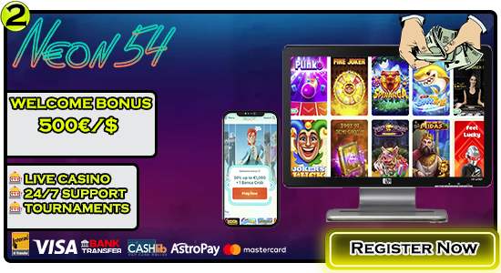 Neon54 Casino Welcome Bonus