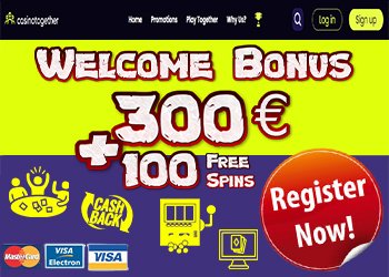 Casinotogether welcome bonus Euro