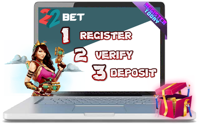 Register with 22Bet Casino