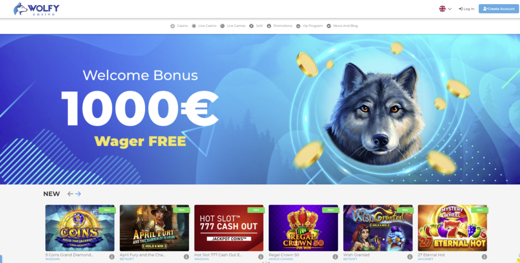 The Exclusive Wolfy Casino Review