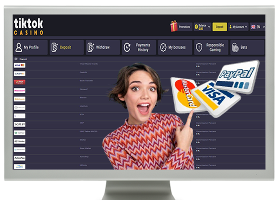 Safe & Trustworthy Payment Methods At TikTok Casino