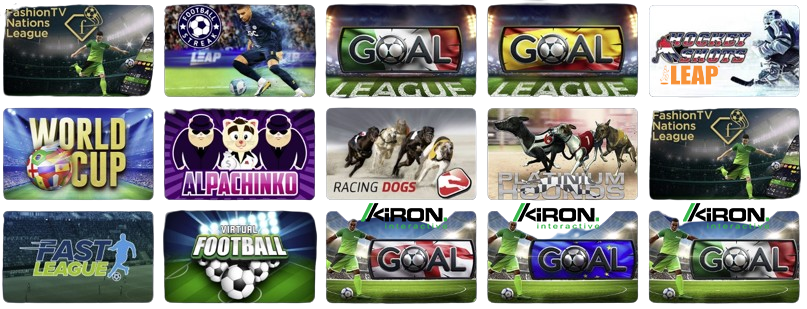 Jackpots - Mini juegos - Deportes virtuales